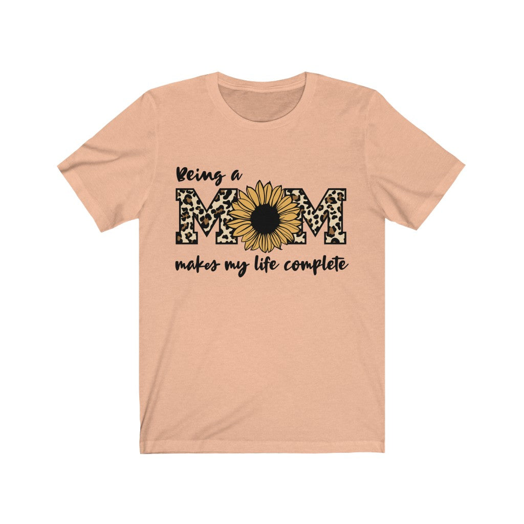 Mom Sunflower Short Sleeve Tee