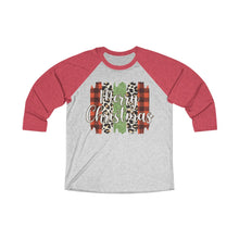 Load image into Gallery viewer, Merry Christmas Raglan Tee
