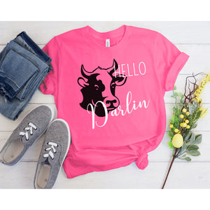 Hello Darlin Short Sleeve Tee