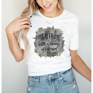 Salty Sarcasm Short Sleeve Tee