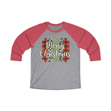 Load image into Gallery viewer, Merry Christmas Raglan Tee
